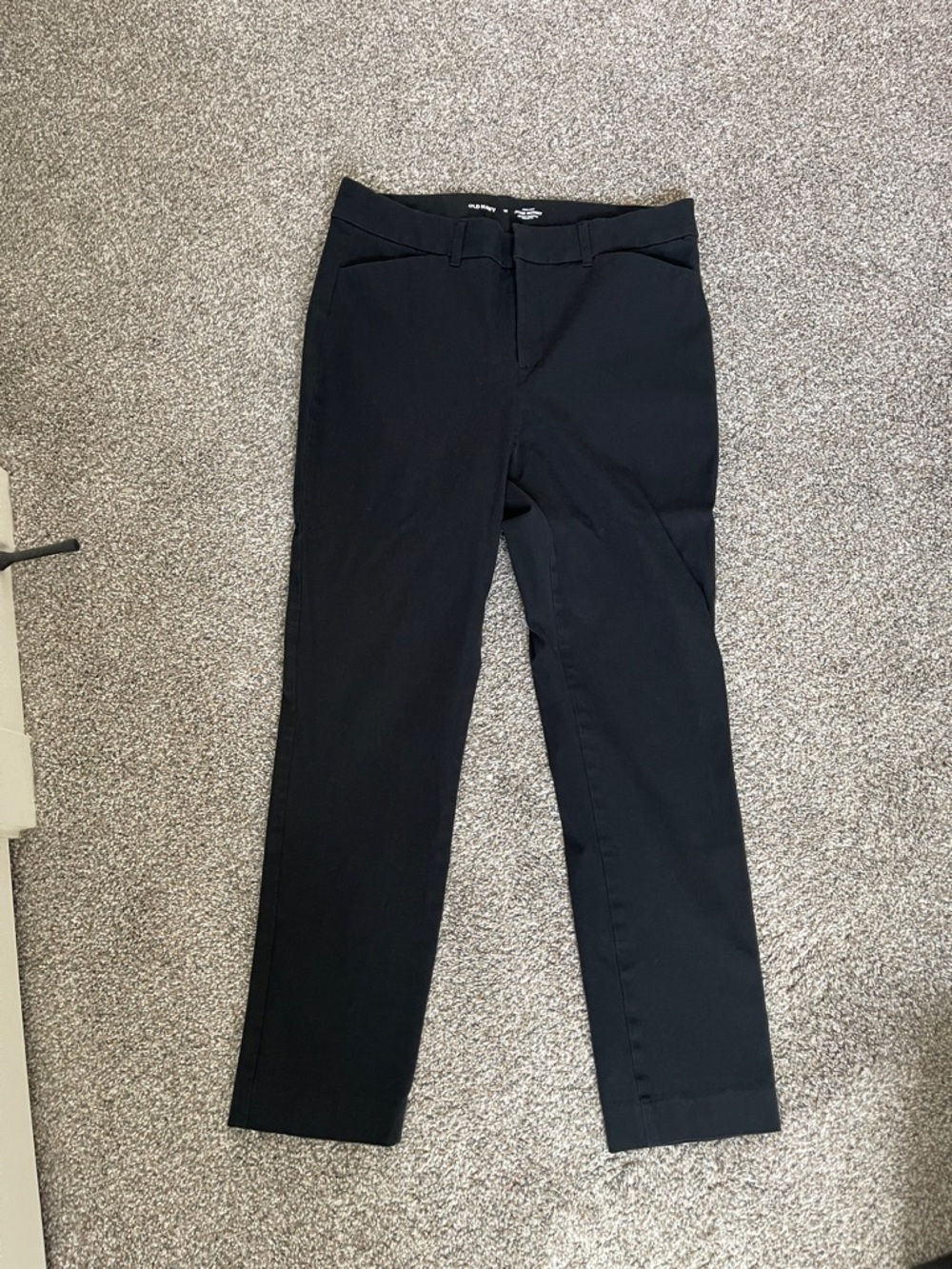 Black Stretch Slim Dress Pants
